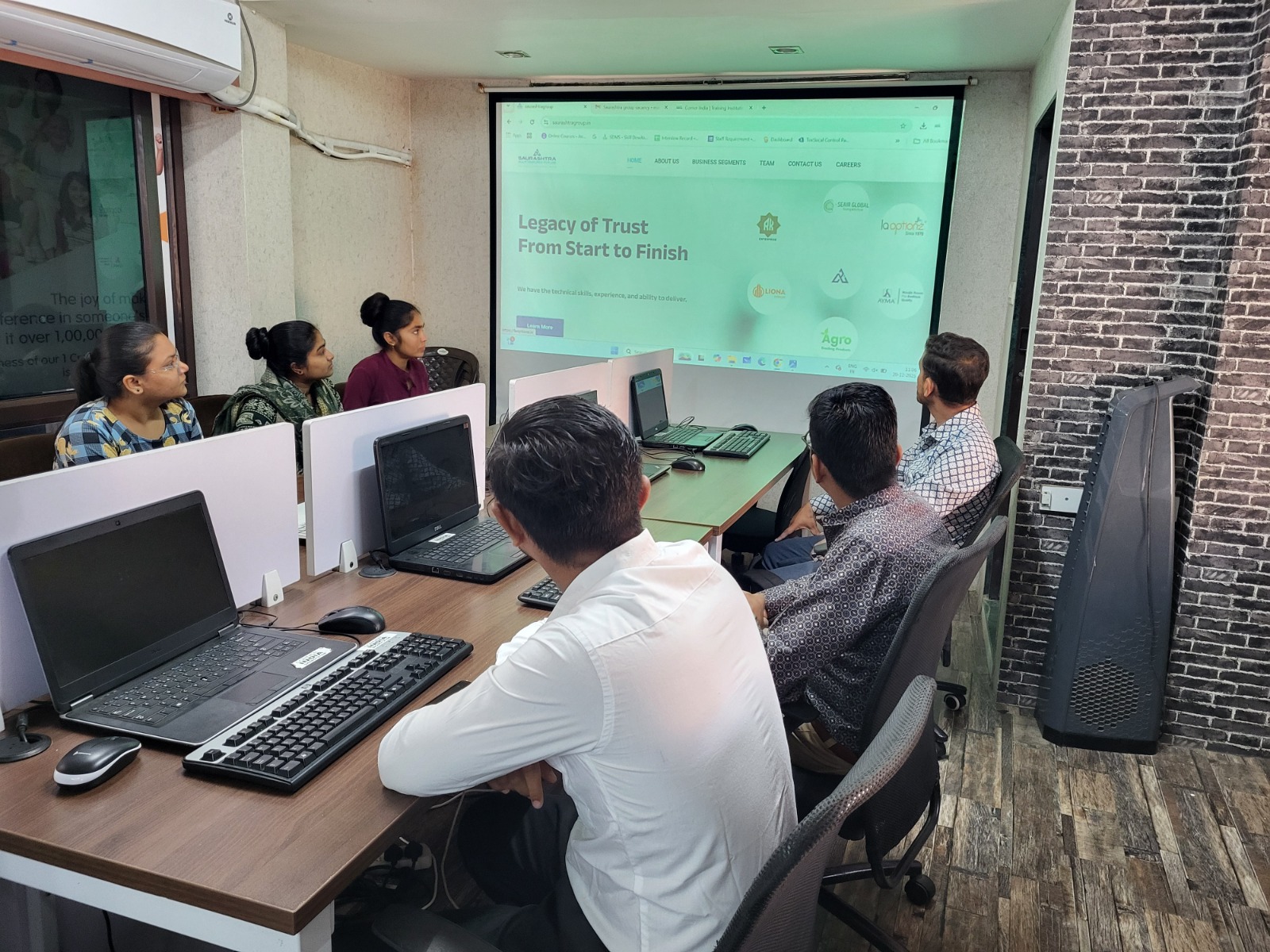 Students learning